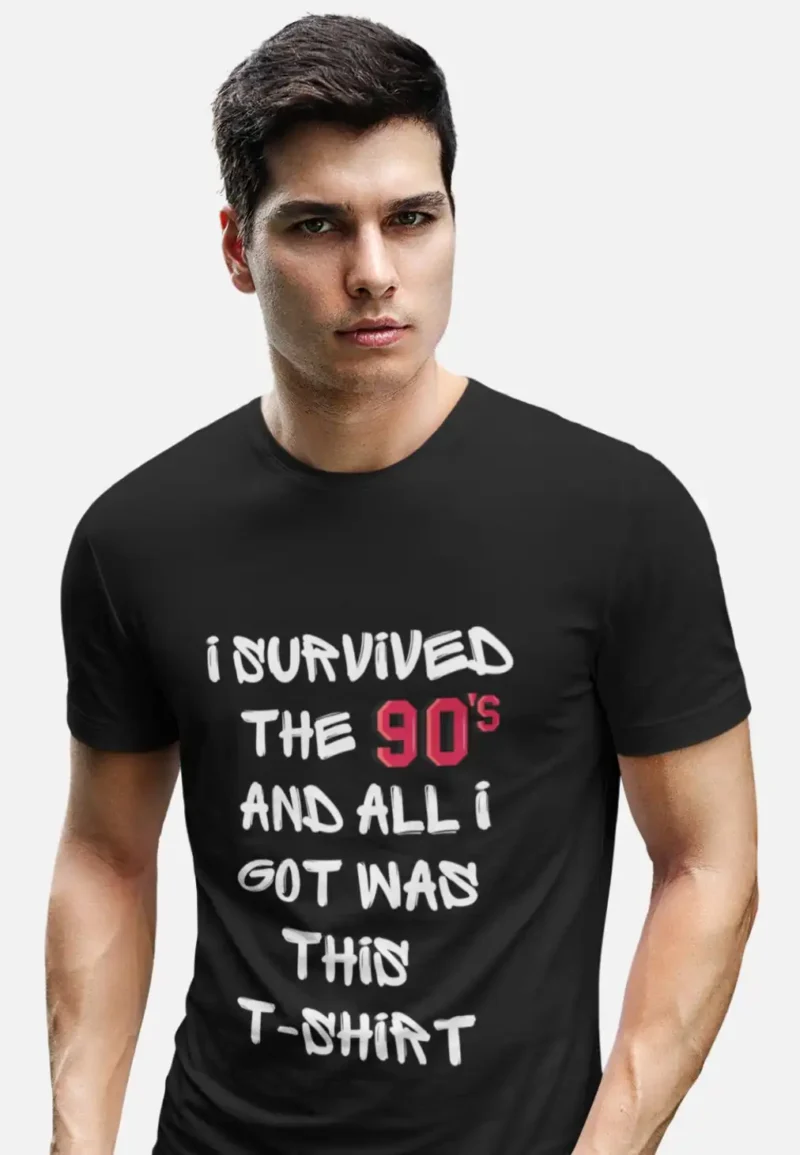 I Survived The 90s - Funny T-Shirt - Image 2