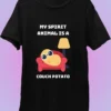 My Spirit Animal is A Couch Potato - Funny T-Shirt - Image 3