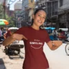 Keep Smiling 1 - Motivational T-Shirt - Image 2