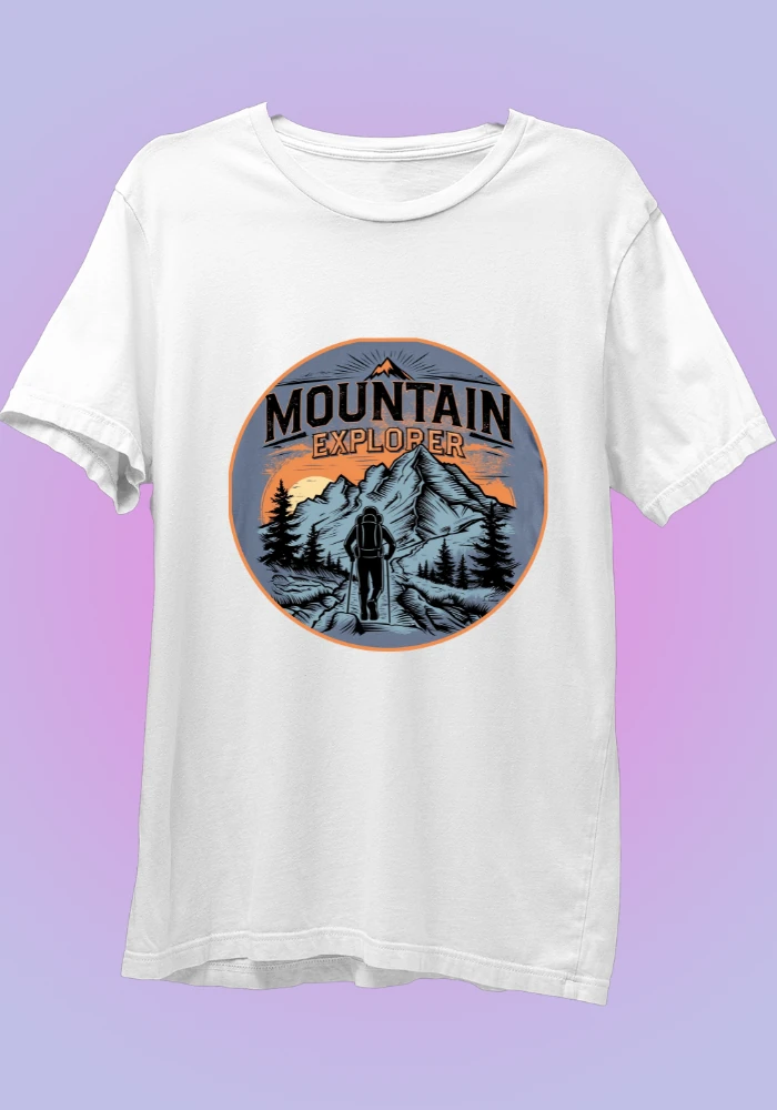 Mountain explorer White T-Shirt