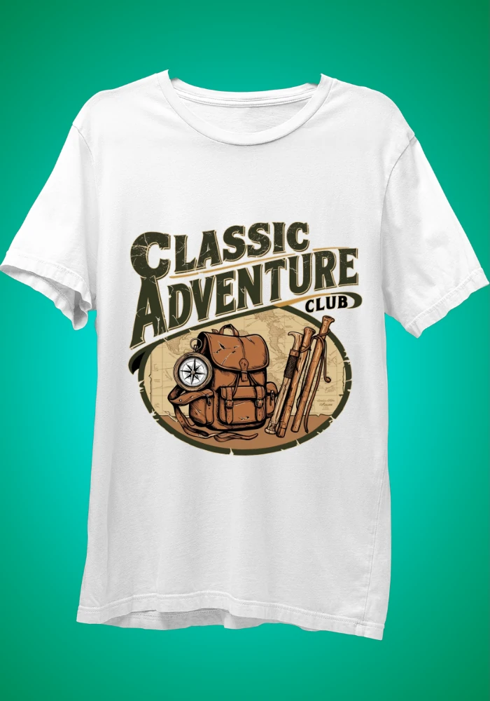 Classic Adventure Club White T-Shirt
