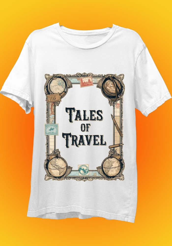 Tales of Travel White Tshirt