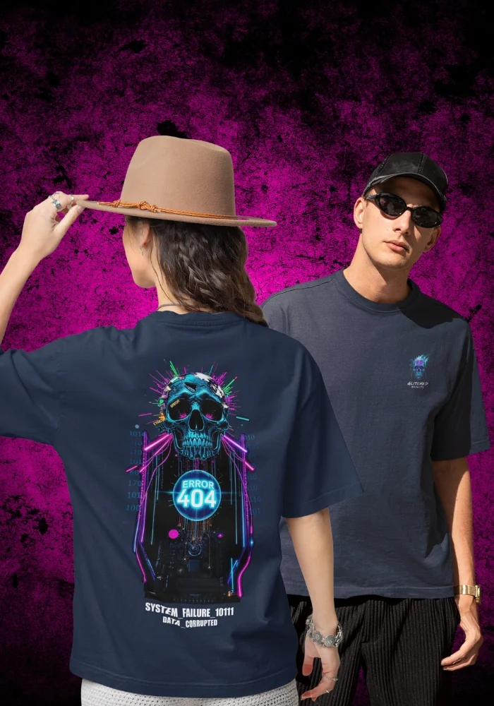 GlitchedReality Oversized T-Shirt Mockups