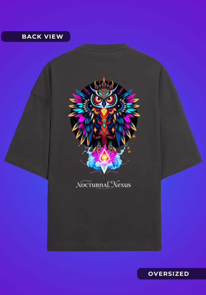Oversized T-Shirt Nocturnal Nexus [Unisex]