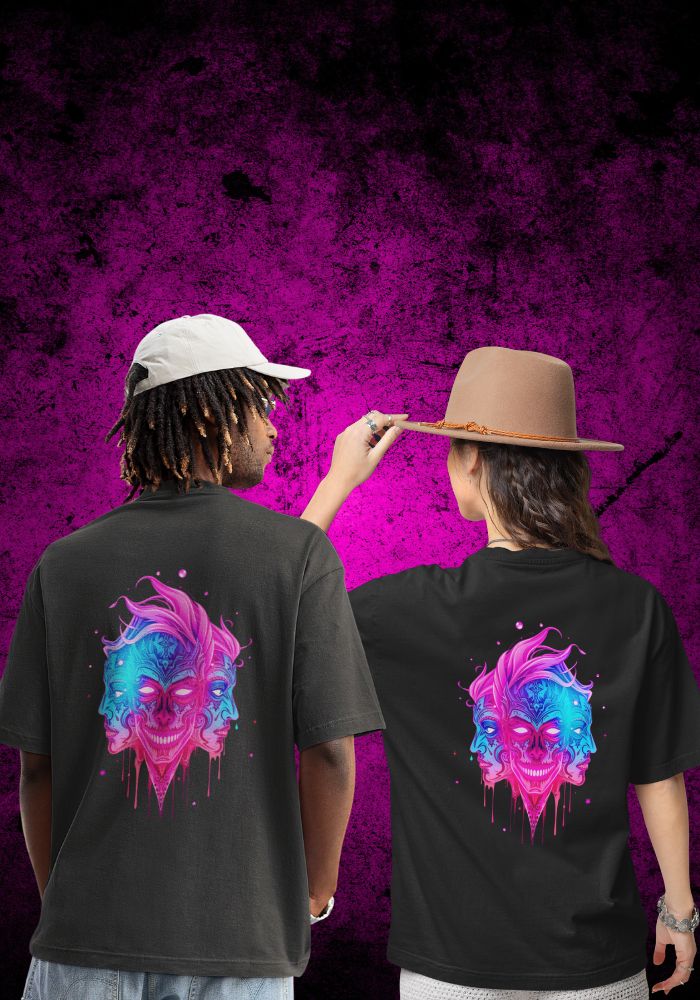 Oversized T-Shirt Face of Art [Unisex]