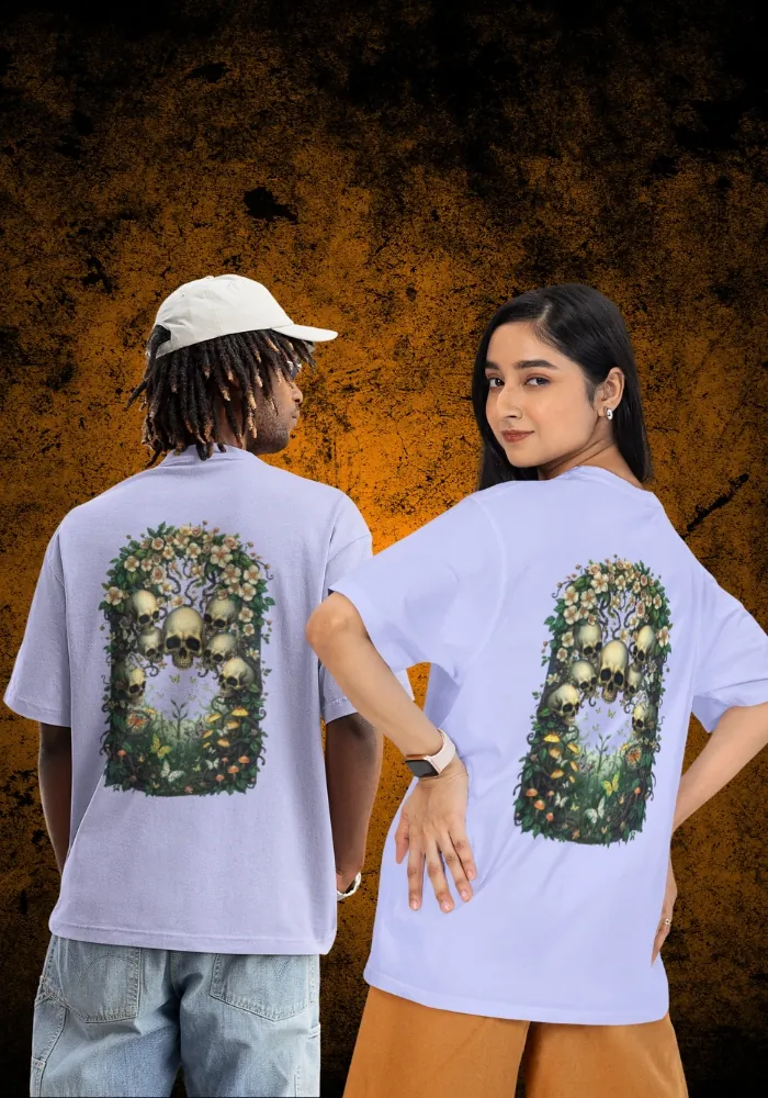 Skulls of the Jungle Oversized T-Shirt Mockups